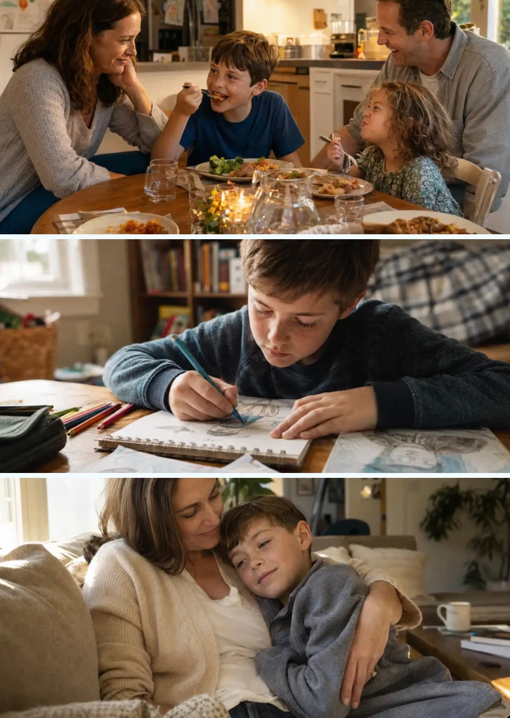 This means your child doesn't have to live with daily meltdowns, endless dark circles, food battles at every meal, or behavior issues that follow them into every classroom.
